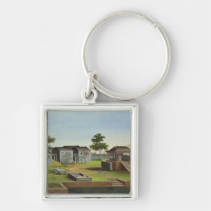 Garden Scene, c.1820-40 (w/c on paper) 3 Key Ring