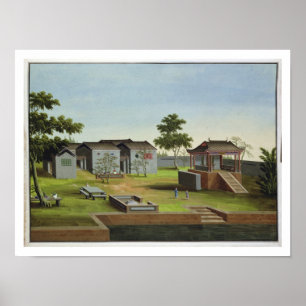 Garden Scene, c.1820-40 (w/c on paper) 3 Poster