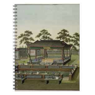 Garden Scene, c.1820-40 (w/c on paper) 4 Notebook