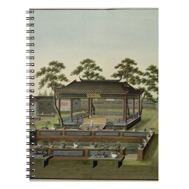 Garden Scene, c.1820-40 (w/c on paper) 4 Notebook (Front)