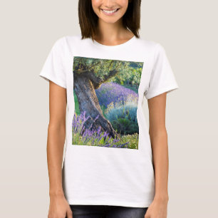 Garden scenic with flowers, France T-Shirt