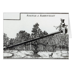 Garden see saw at Rambouillet, from 'Details des N