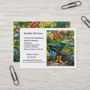 Garden Services / Master Gardener Business Card
