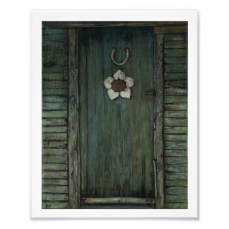 Garden shed Door Photo Print