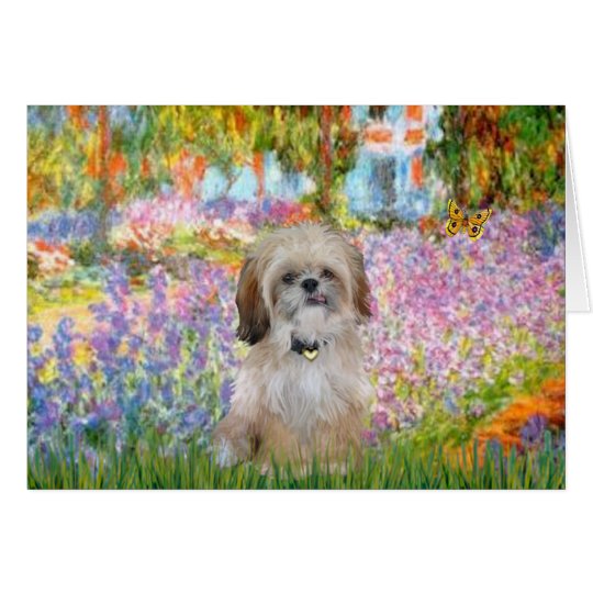 Garden - Shih Tzu (P) Card