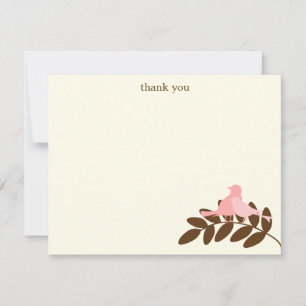 Garden Silhouettes Flat Thank You Notes