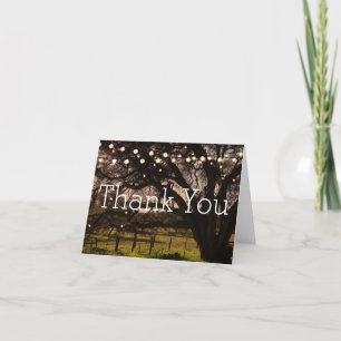 Garden Sparkle thank you note Card