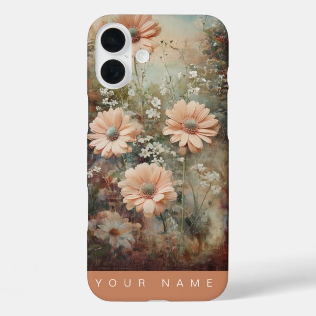 Garden Splendour Peach Case-Mate iPhone Case (Back)