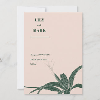 Garden spring clivia amaryllis flowers. invitation