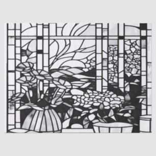 Garden Stained Glass  Tissue Paper