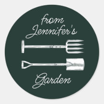 Garden Sticker, Custom Name