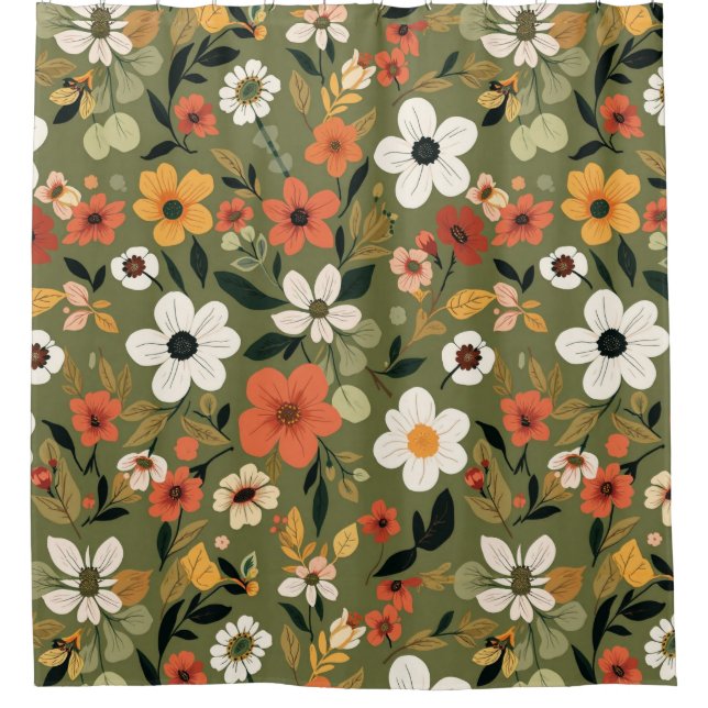Garden Stroll Shower Curtain (Front)
