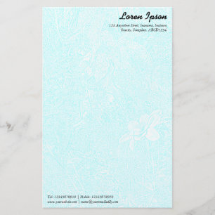 Garden - Subtle Cyan Stationery