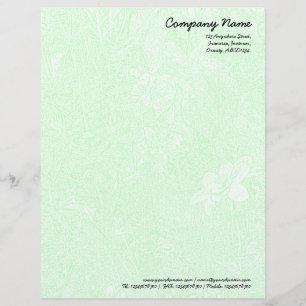 Garden - Subtle Green Custom Letterhead