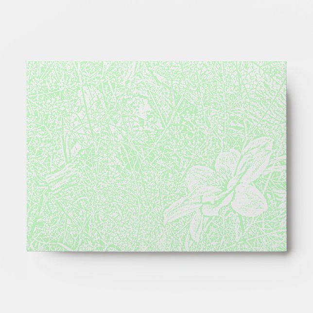 Garden - Subtle Green Envelope (Front)