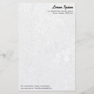 Garden - Subtle Grey Stationery