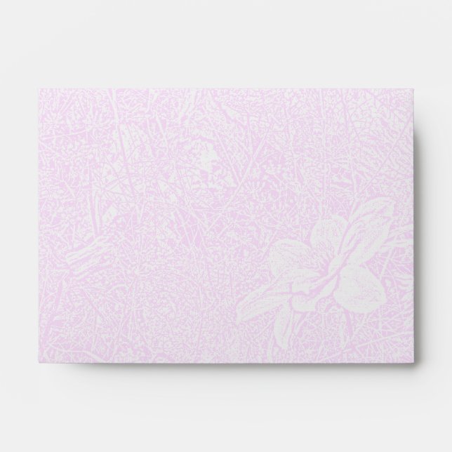 Garden - Subtle Magenta Envelope (Front)