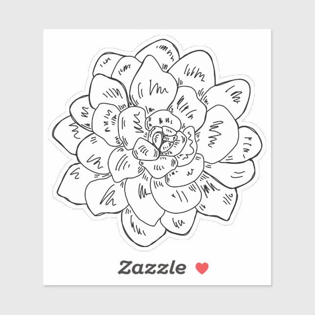 Garden Succulent Sticker (Sheet)