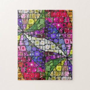 Garden Swirl Mosaic puzzle