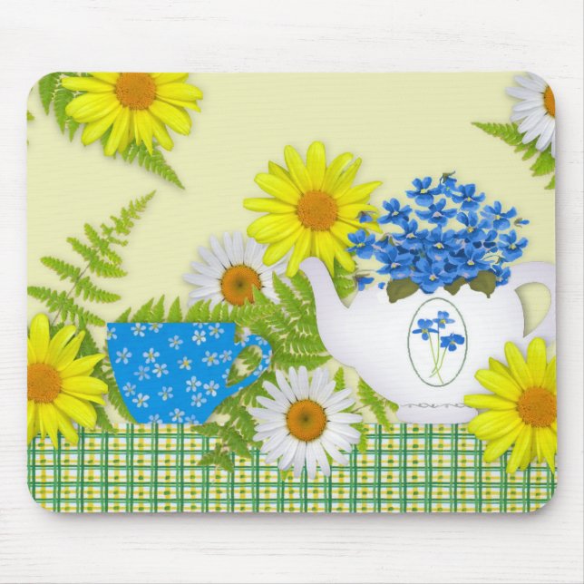 Garden Tea Mousepad (Front)