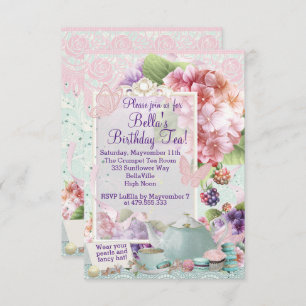 Garden Tea Party Invitation