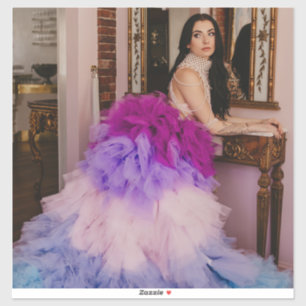 Garden Tea Party portrait sticker