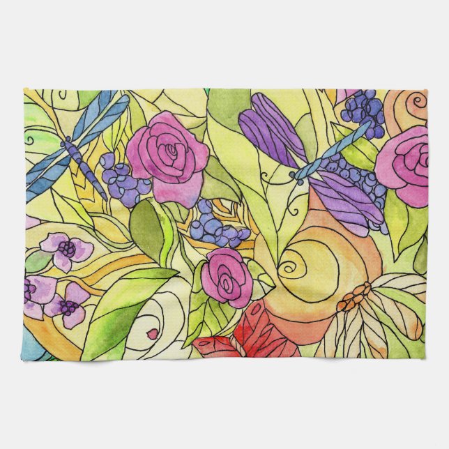 GARDEN TEA TOWEL (Horizontal)