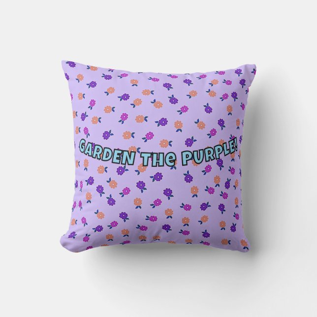 GARDEN THe PURPLE! Cushion (Front)