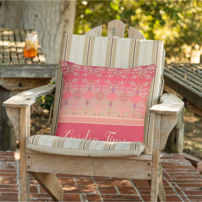 Garden Themed Patio Decorator Cushion (Chair)
