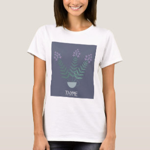 garden thyme print T-Shirt