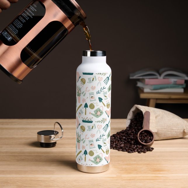 Garden Time Water Bottle (Coffee)