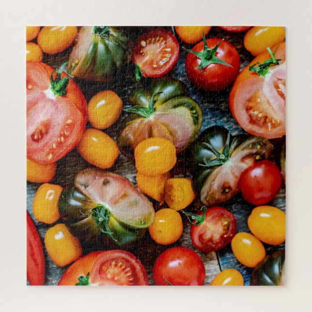Garden Tomatoes Vegetable Jigsaw Puzzle (Vertical)
