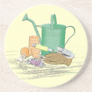 Garden Tools Garden Art Coaster