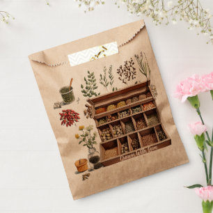 Garden Treasures Gift Seed and Herbs Favour Bag