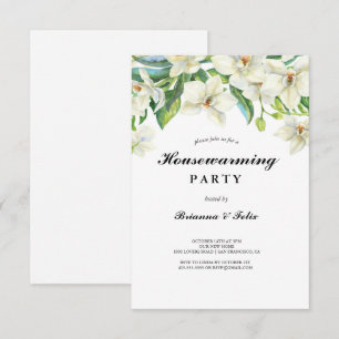 garden Tropical Green Housewarming Party Invitation