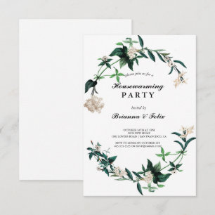 garden Tropical Green Housewarming Party Invitation