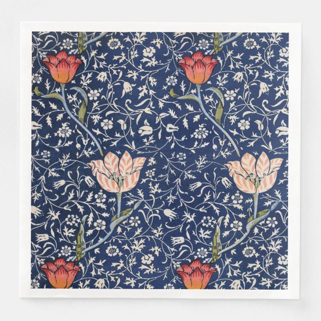 Garden Tulip (Medway) by William Morris    Napkin (Front)