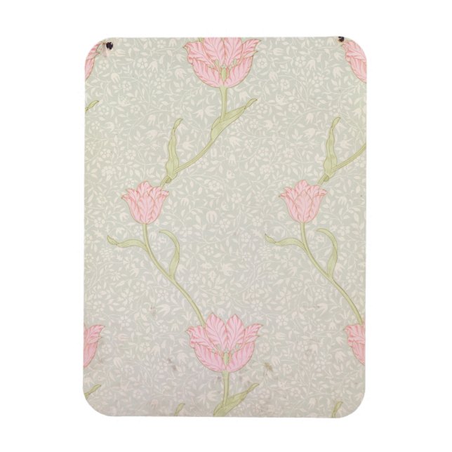 'Garden Tulip' wallpaper design, 1885 Magnet (Vertical)