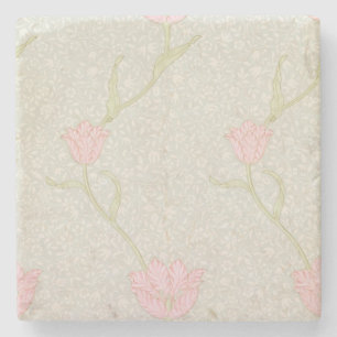 'Garden Tulip' wallpaper design, 1885 Stone Coaster