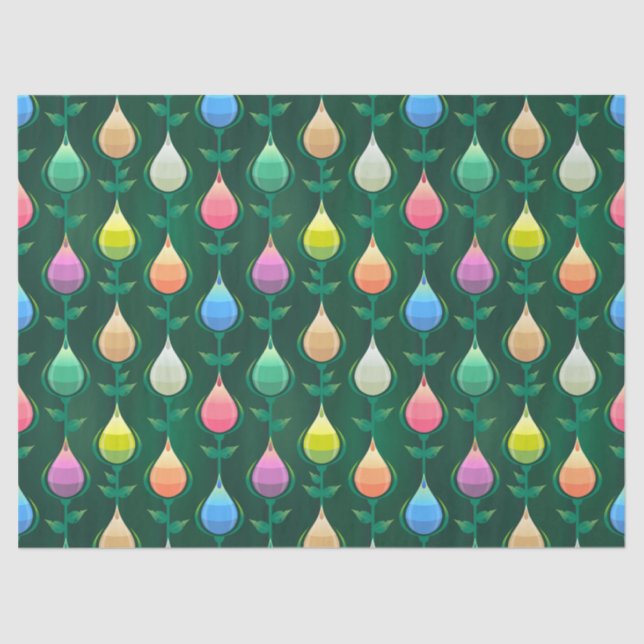 garden tulips tissue paper (Front)