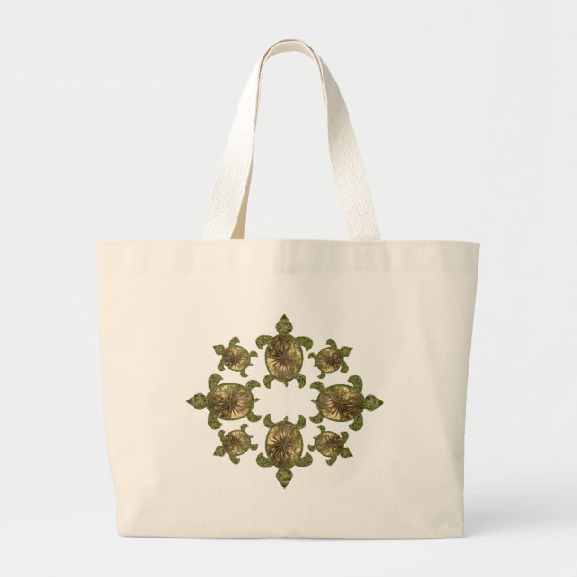 Garden Turtles Pattern Bags (Front)
