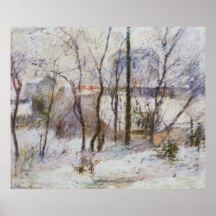 Garden under Snow, 1879 Poster