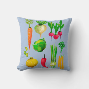 Garden Vegetables Customisable Cushion