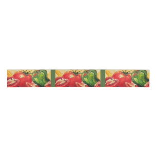 Garden Vegetables Tomatoes Craft Ribbon Grosgrain Ribbon