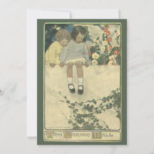 Garden Wall Jessie Willcox Smith, Vintage Children