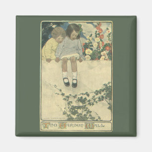 Garden Wall Jessie Willcox Smith, Vintage Children Magnet