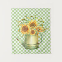 Garden Watering Can Sunflowers