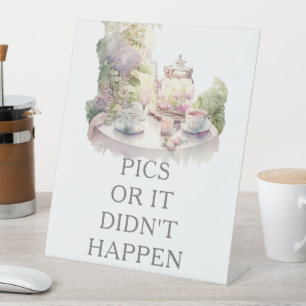 Garden Wedding Disposable Camera Ideas Pedestal Sign