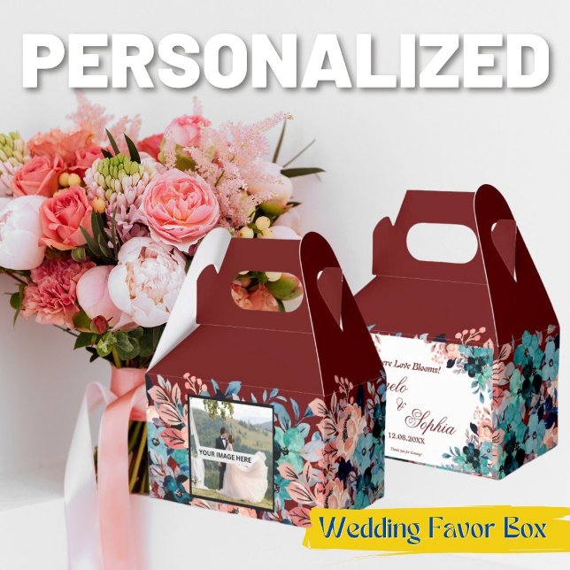 Garden Wedding Paper Bag Favour Box (Creator Uploaded)