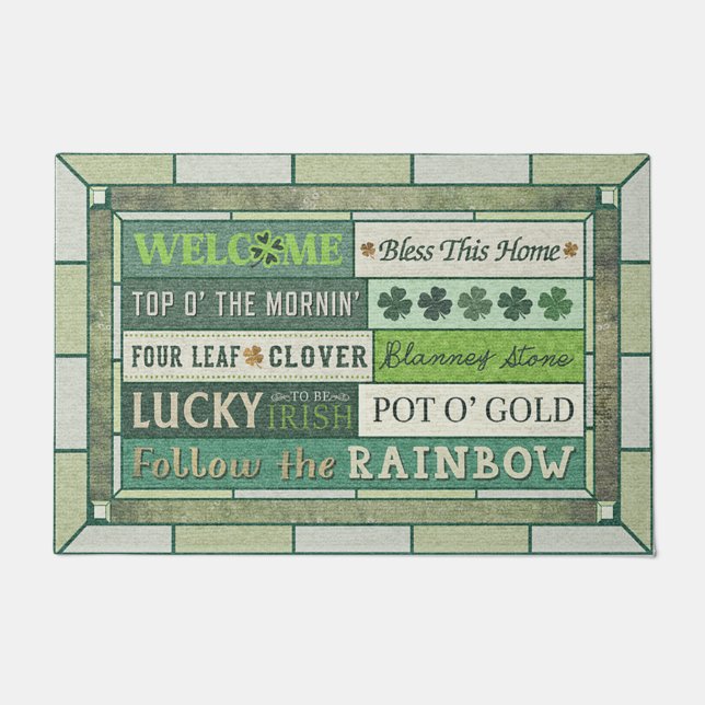 Garden Welcome Doormat,Farming Gift Mat (Front)